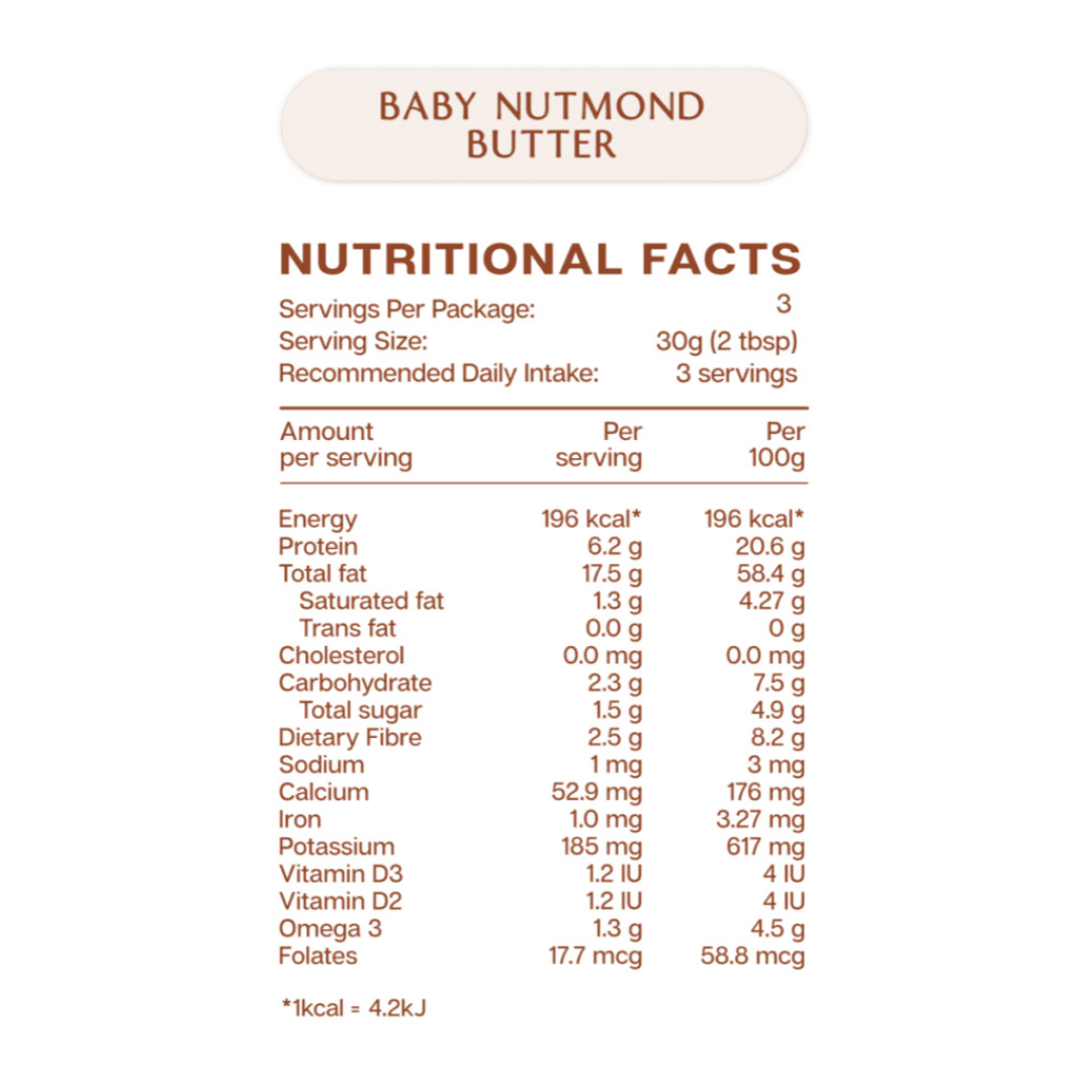 Baby Nutmond Butter (90g)