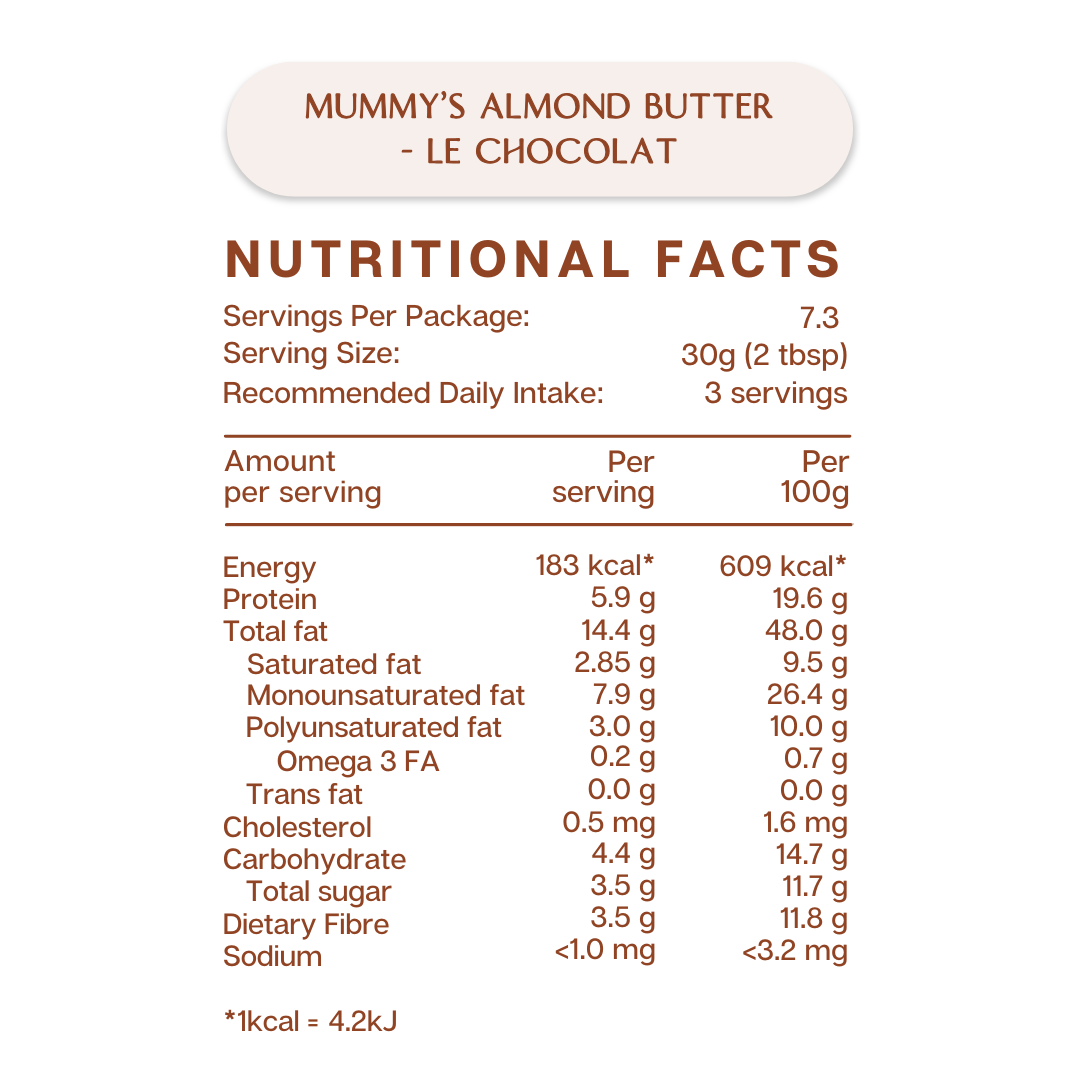Mummy's Almond Butter - Le Chocolat (220g)