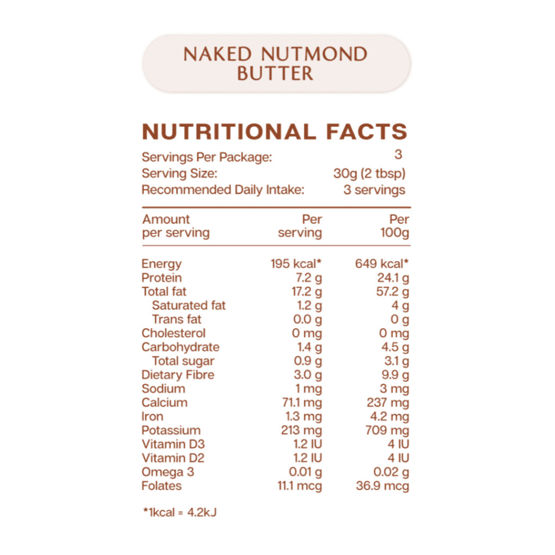 Mummy’s Nutmond Butter – Travel Size 90g