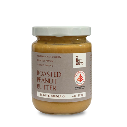 Roasted Peanut Butter - Zero & Omega-3 (220g)