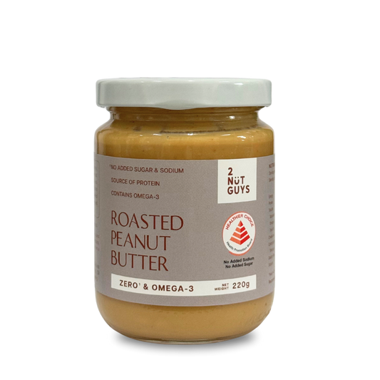 Roasted Peanut Butter - Zero & Omega-3 (220g)