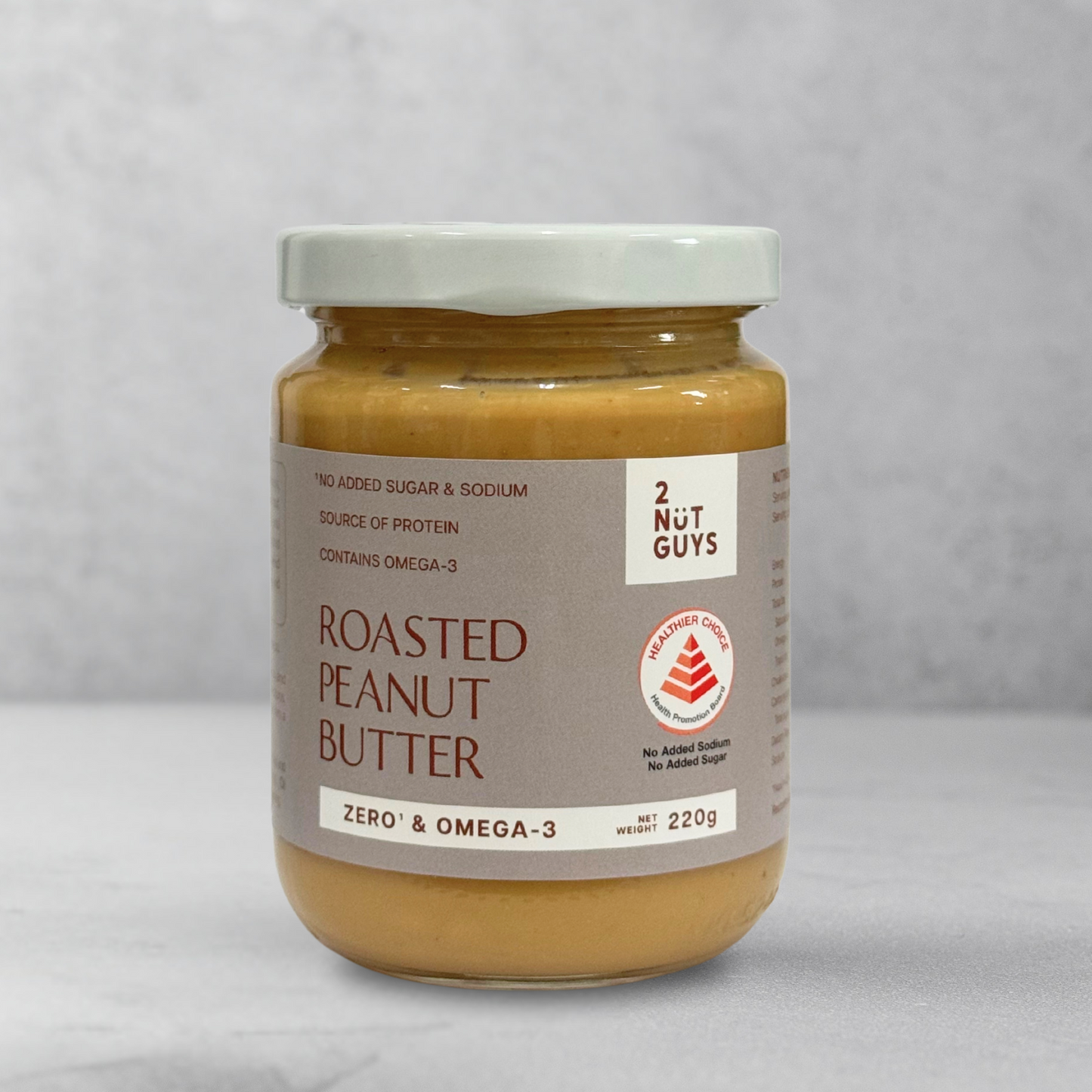 Roasted Peanut Butter - Zero & Omega-3 (220g)