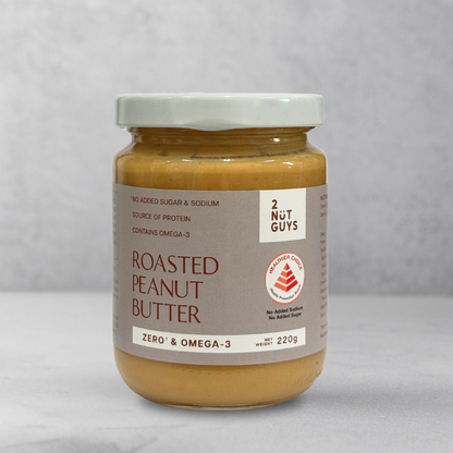 Roasted Peanut Butter - Zero & Omega-3 (220g)